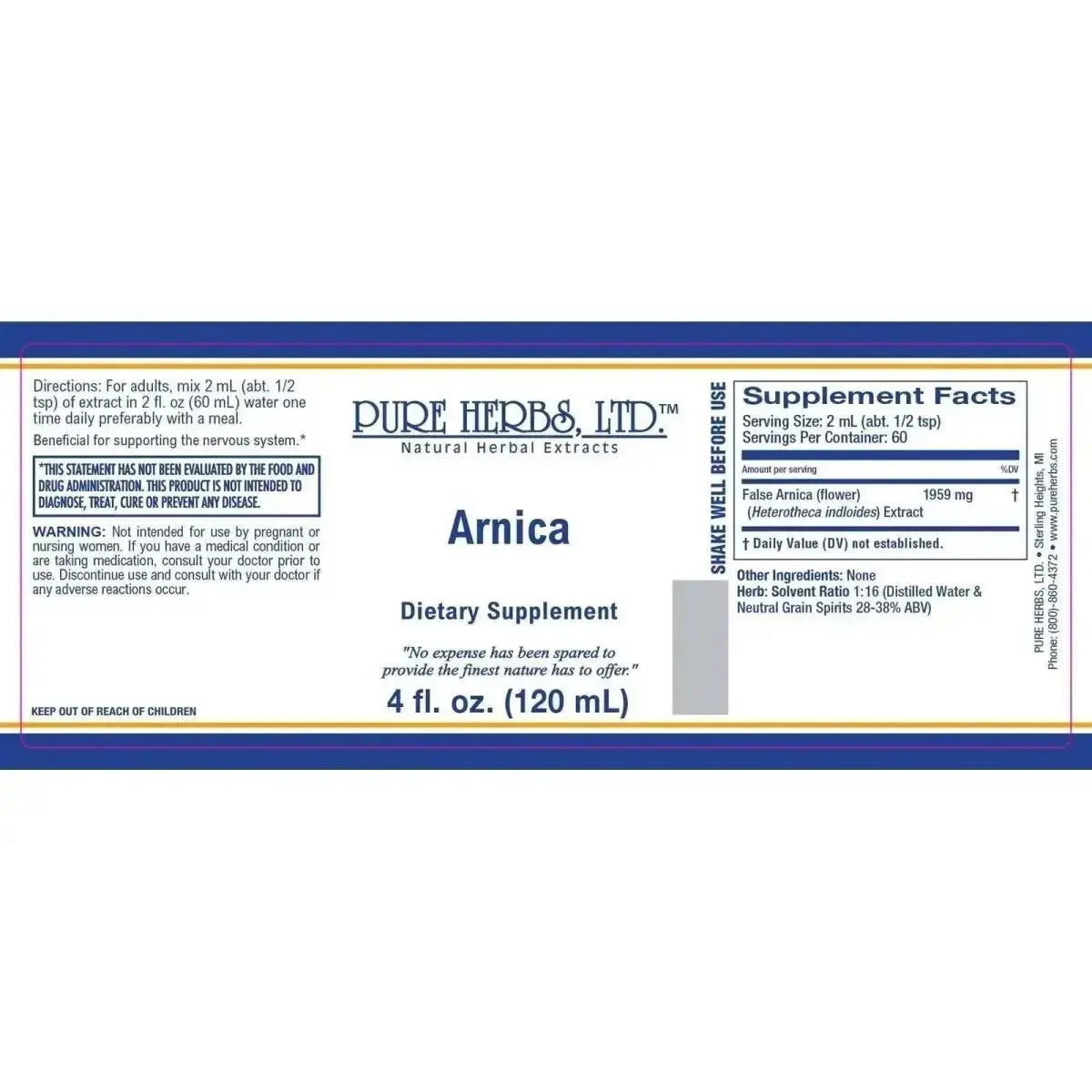 False Arnica (Heterotheca inuloides) - Futures ETC Tincture