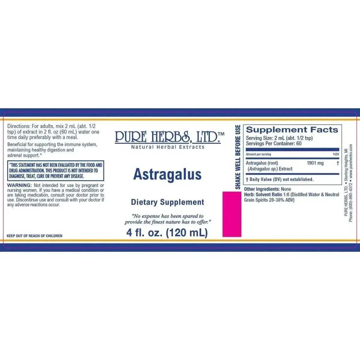 Astragalus Huáng Qi (Astragalus membranaceus) - Futures ETC Tincture