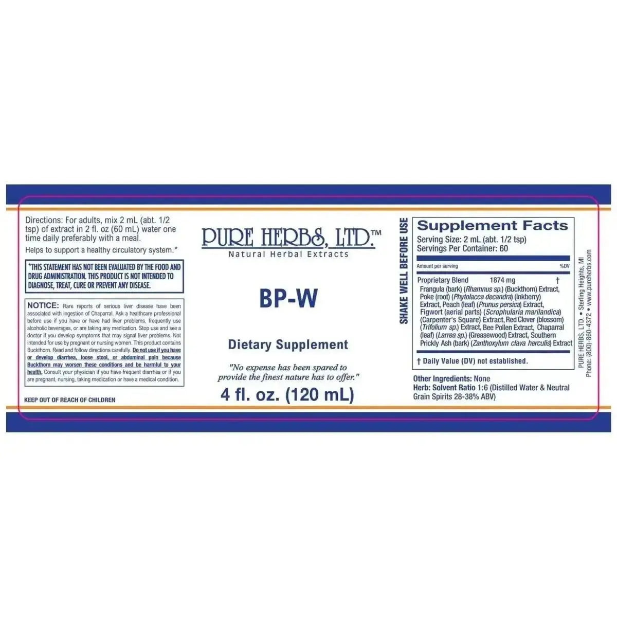 BP - W - Futures ETC Tincture