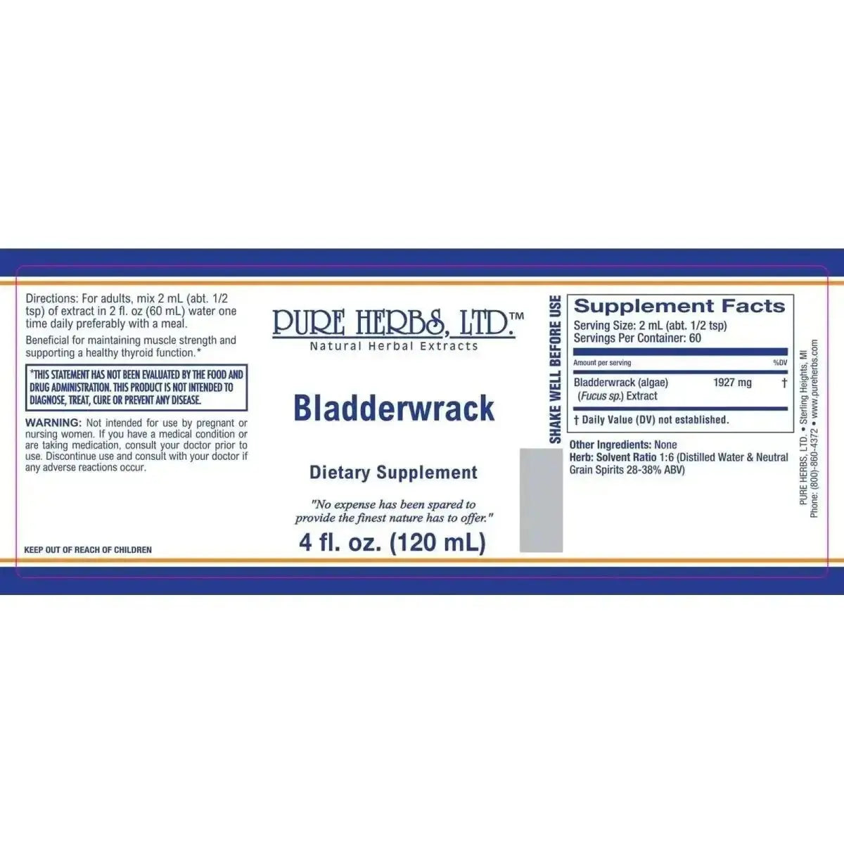 Bladderwrack (Fucus vesiculosus) - Futures ETC Tincture