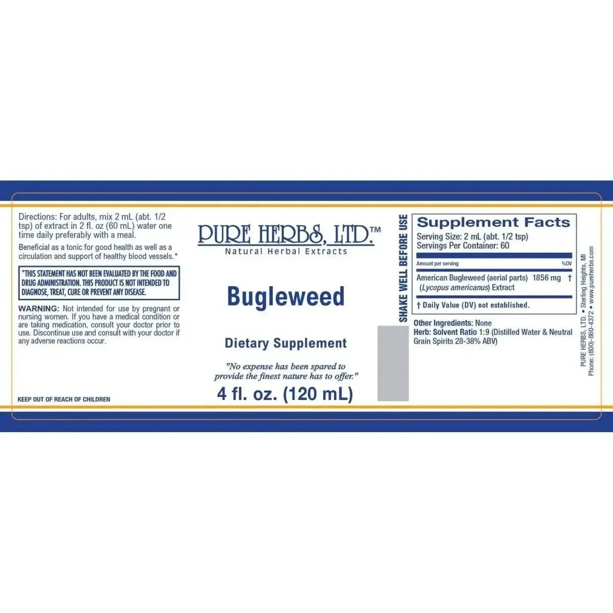 Bugleweed (Lycopus americanus) - Futures ETC Tincture