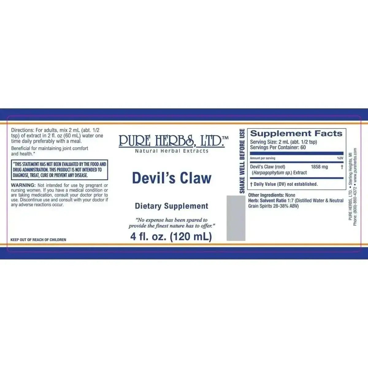 Devil's Claw (Harpagophytum) - Futures ETC Tincture