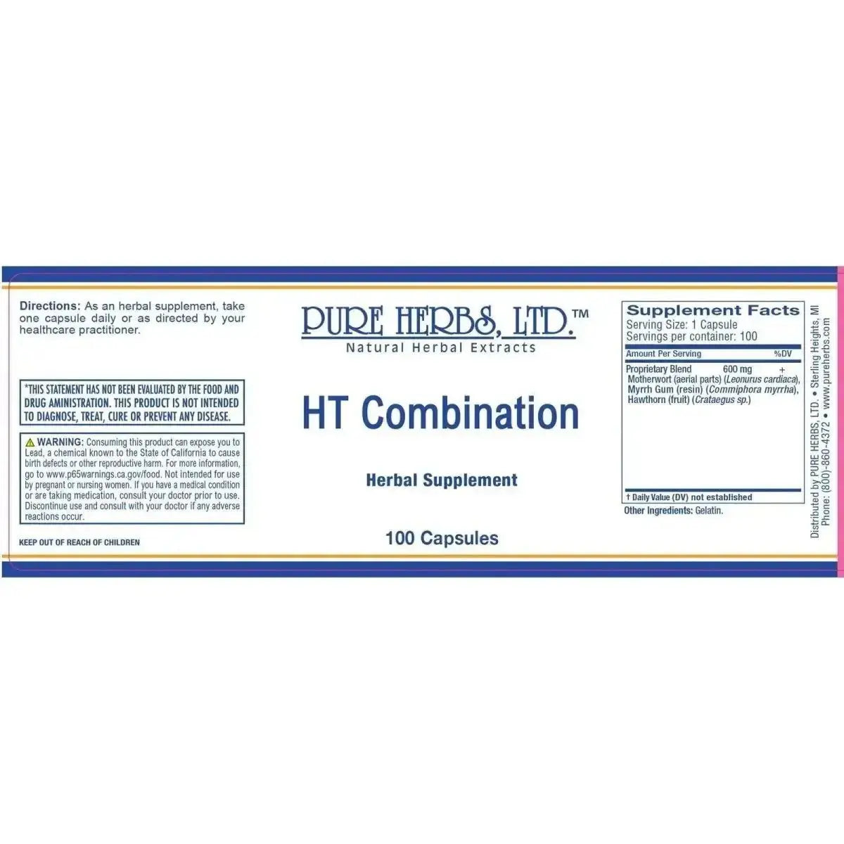 HT Combination (Hawthorn, Motherwort, Myrrh) - Futures ETC Tincture