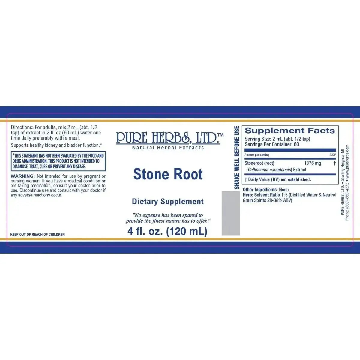 Stone Root (Collinsonia canadensis) - Futures ETC Tincture