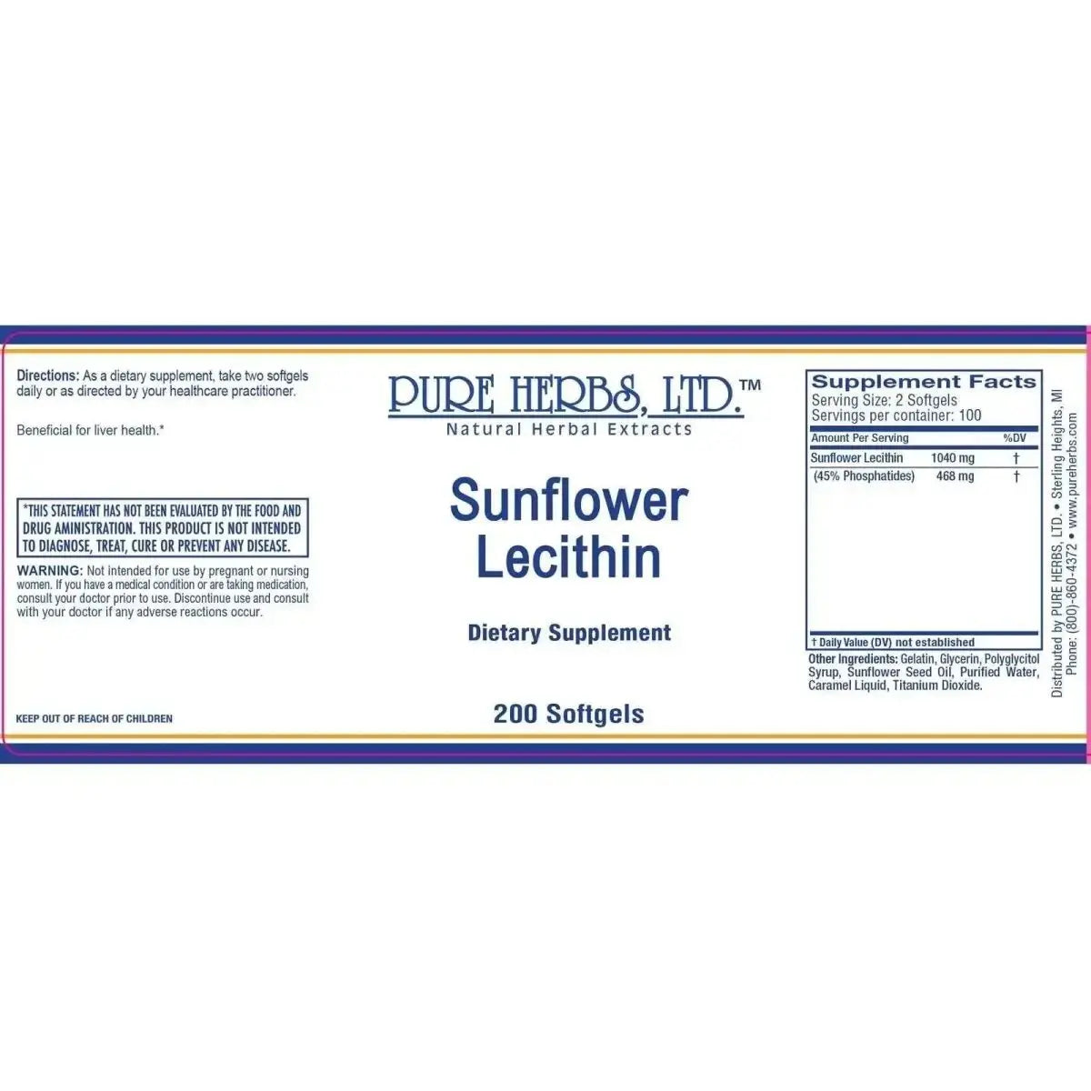 Sunflower Lecithin (Helianthus annuus lecithin) - Futures ETC Tincture