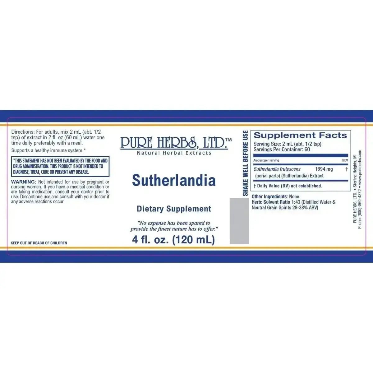 Sutherlandia (Sutherlandia frutescens) - Futures ETC Tincture