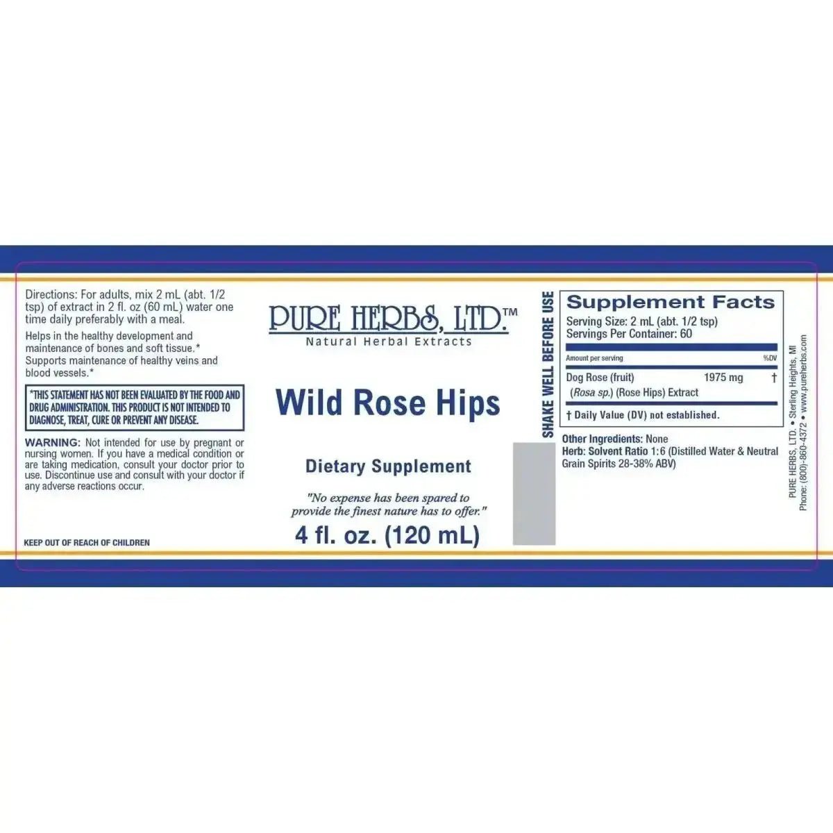 Wild Rose Hips (Rosa canina) - Futures ETC Tincture