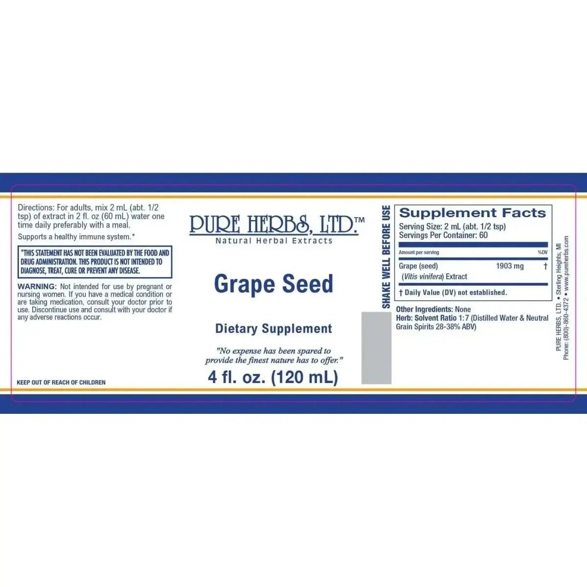Grape Seed (Vitis vinifera) - Futures ETC Tincture