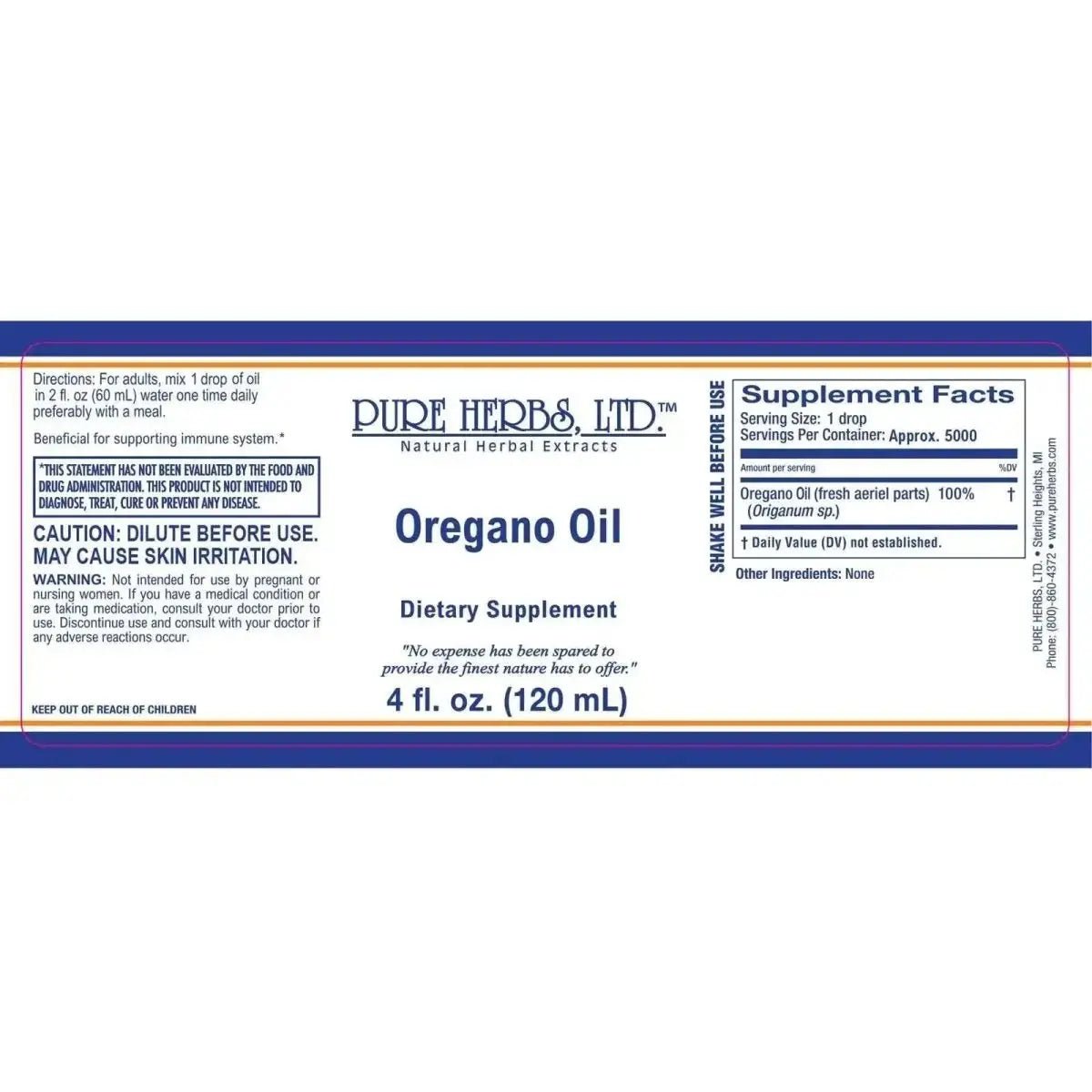 Oregano Oil (Oreganum) - Futures ETC Tincture