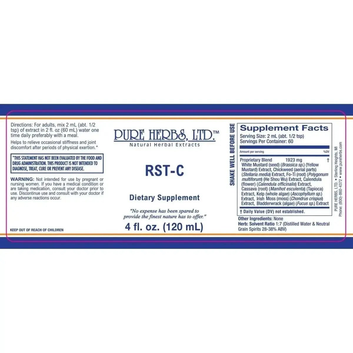 RST - C (Reformulated) - Futures ETC Tincture