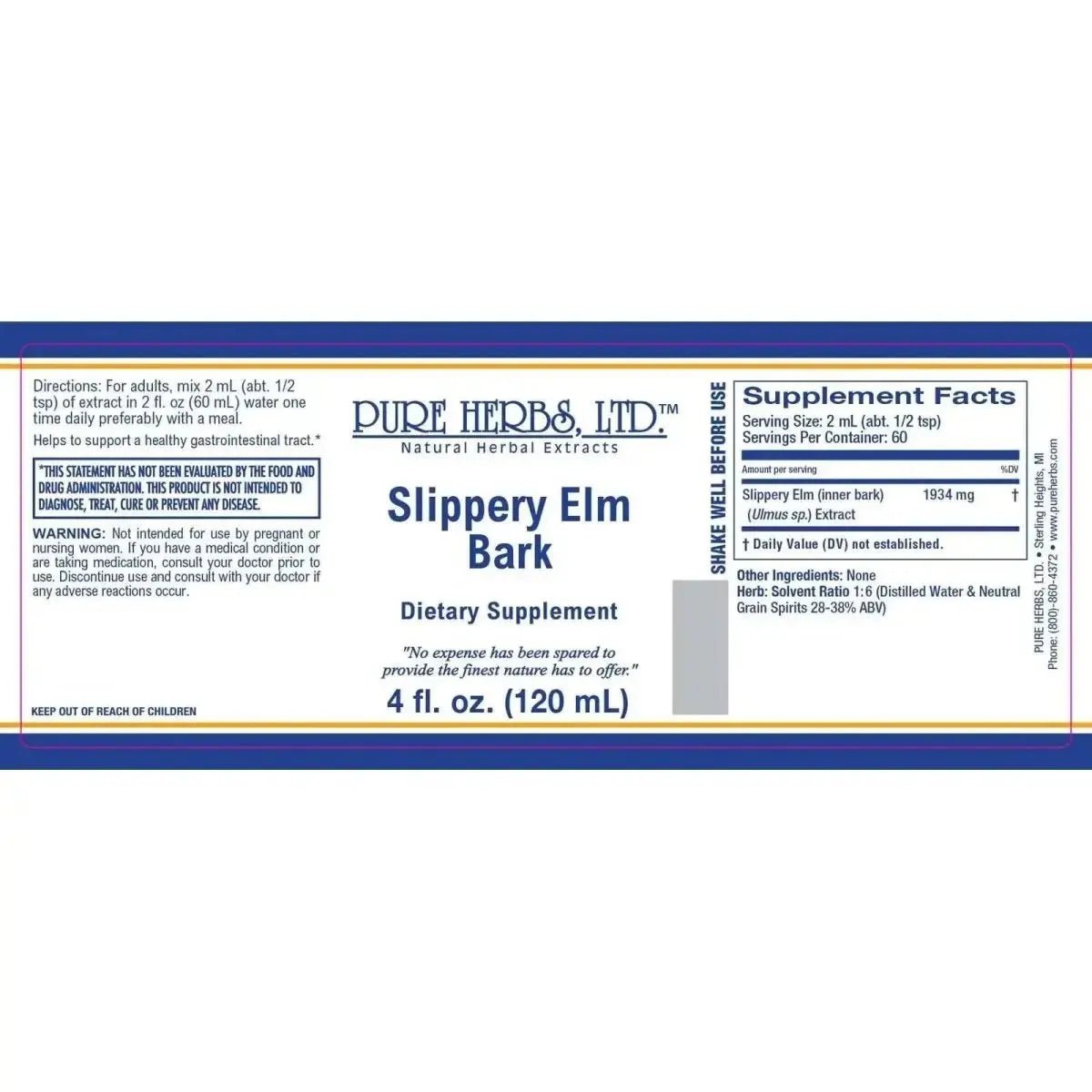 Slippery Elm (Ulmus rubra) - Futures ETC Tincture