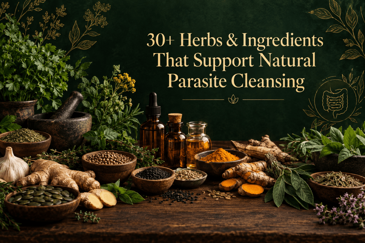 30+ Herbs & Ingredients That Support Natural Parasite Cleansing - Futures ETC