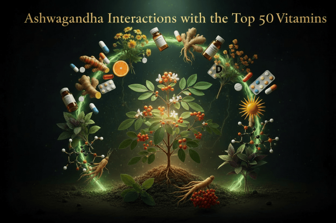 Ashwagandha Interactions with the Top 50 Vitamins & Cofactors - Futures ETC
