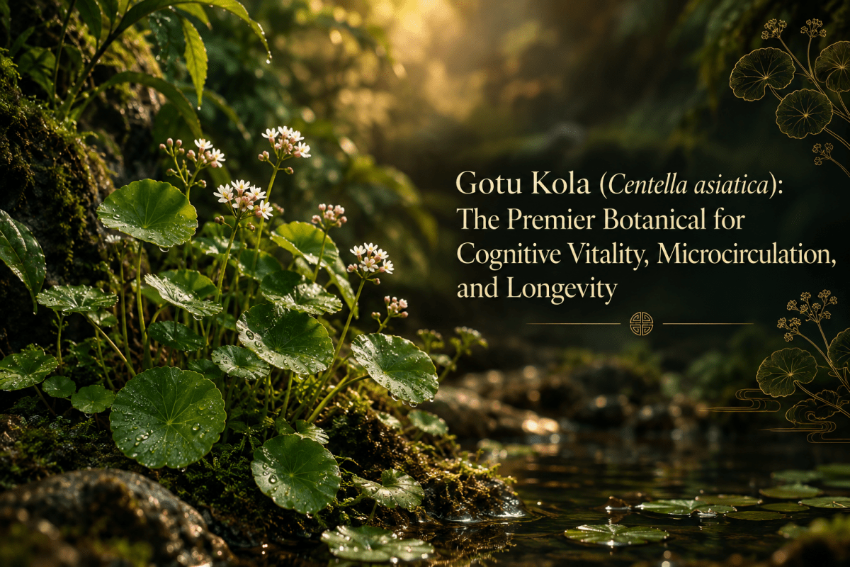 Gotu Kola (Centella asiatica): The Premier Botanical for Cognitive Vitality, Microcirculation, and Longevity - Futures ETC