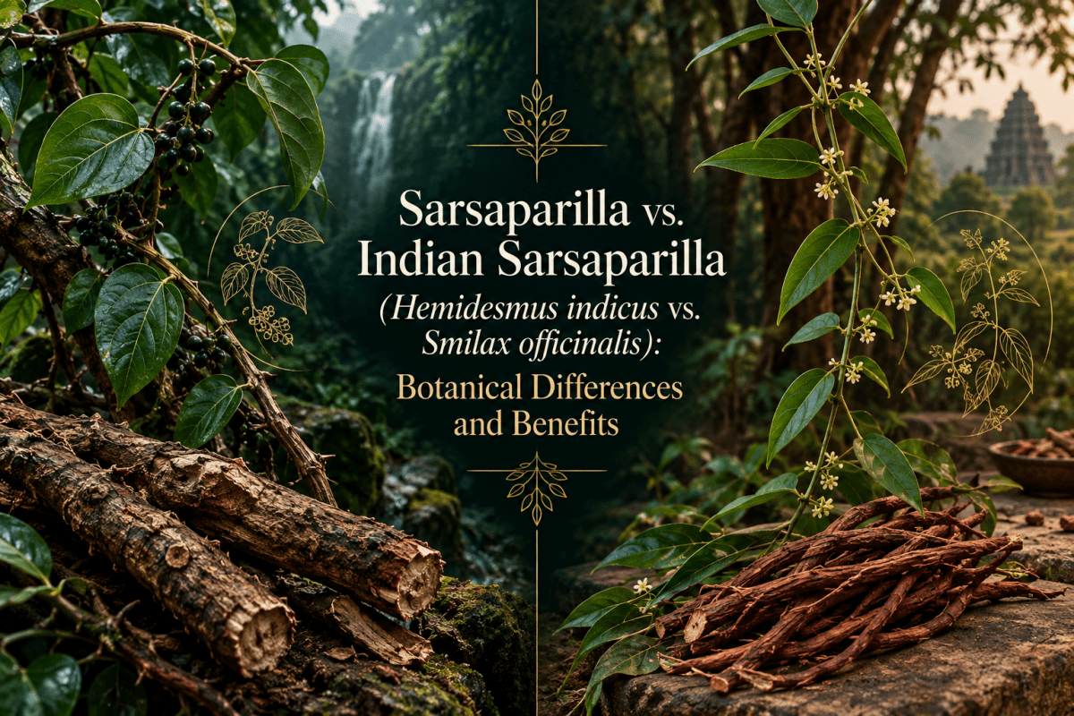 Indian Sarsaparilla vs. Sarsaparilla (Hemidesmus indicus vs. Smilax officinalis): Botanical Differences and Benefits - Futures ETC