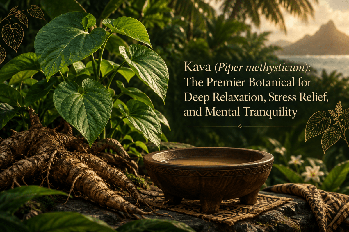 Kava (Piper methysticum): The Premier Botanical for Deep Relaxation, Stress Relief, and Mental Tranquility - Futures ETC