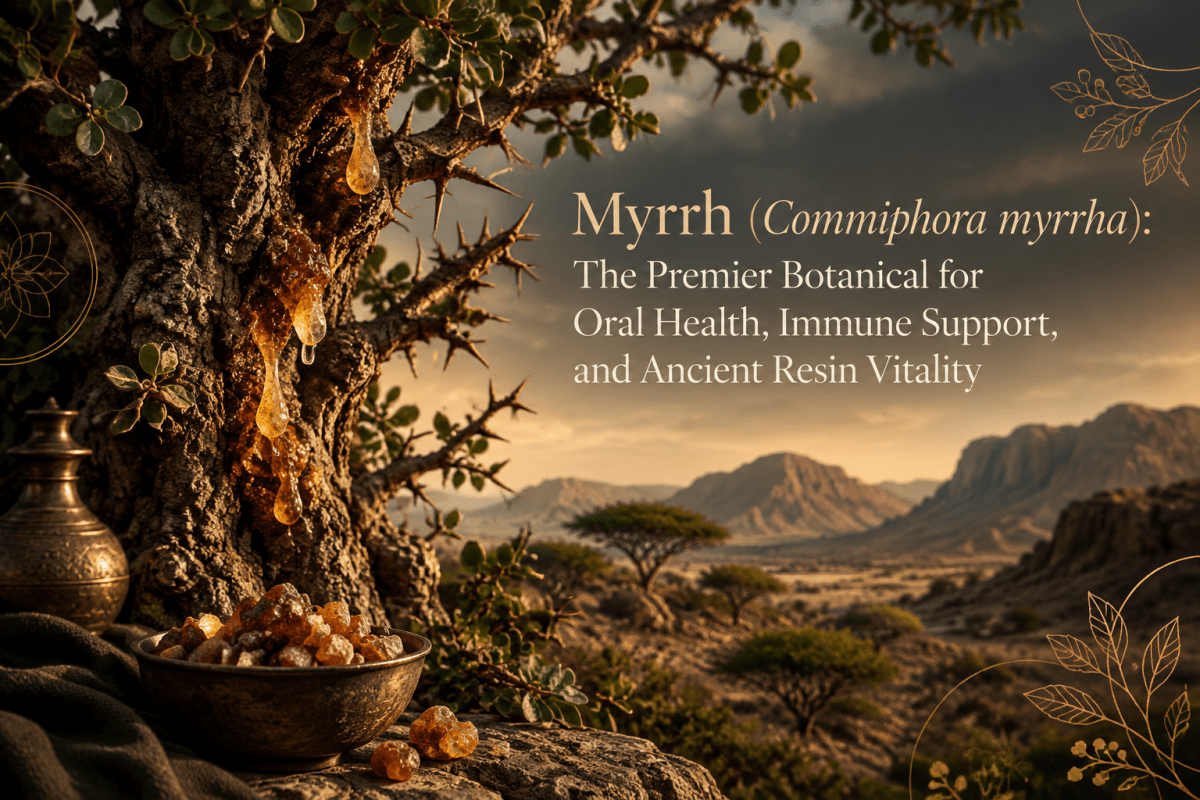 Myrrh (Commiphora myrrha): The Premier Botanical for Oral Health, Immune Support, and Ancient Resin Vitality - Futures ETC