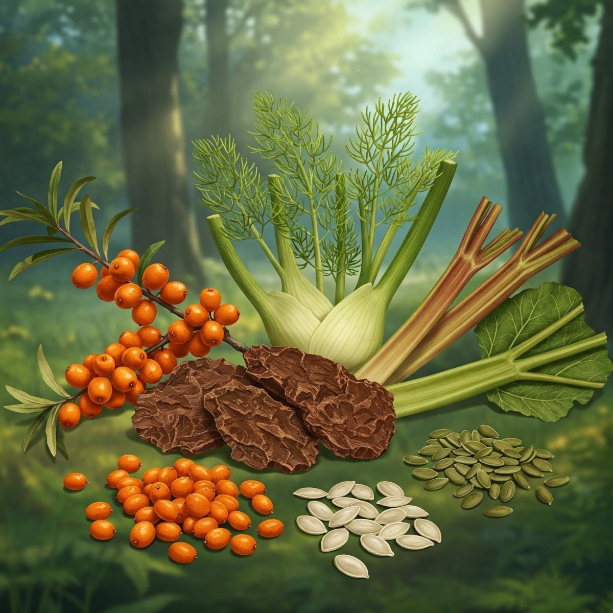 Natural Colon Cleanse Tincture: Cascara Sagrada, Buckthorn, Fennel & Turkey Rhubarb Benefits - Futures ETC