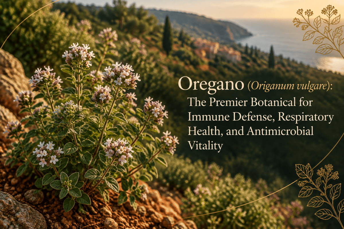 Oregano (Origanum vulgare): The Premier Botanical for Immune Defense, Respiratory Health, and Antimicrobial Vitality - Futures ETC