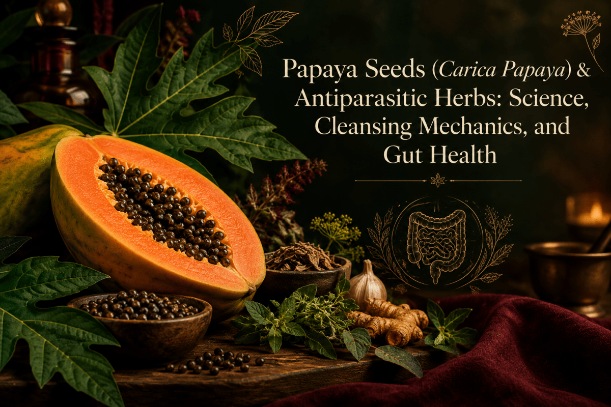 Papaya Seeds (Carica Papaya) & Antiparasitic Herbs: Science, Cleansing Mechanics, and Gut Health - Futures ETC