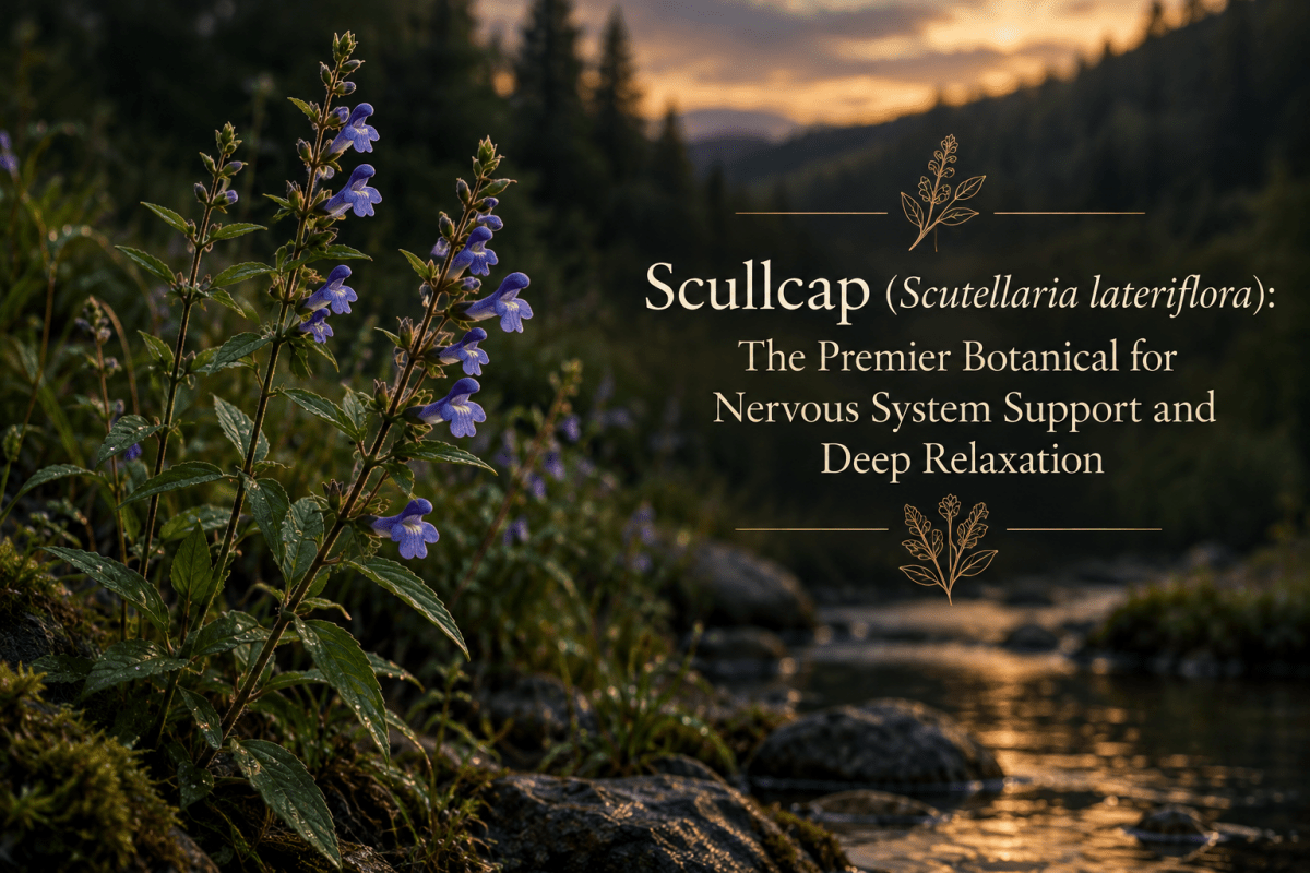 Scullcap (Scutellaria lateriflora): The Premier Botanical for Nervous System Support and Deep Relaxation - Futures ETC
