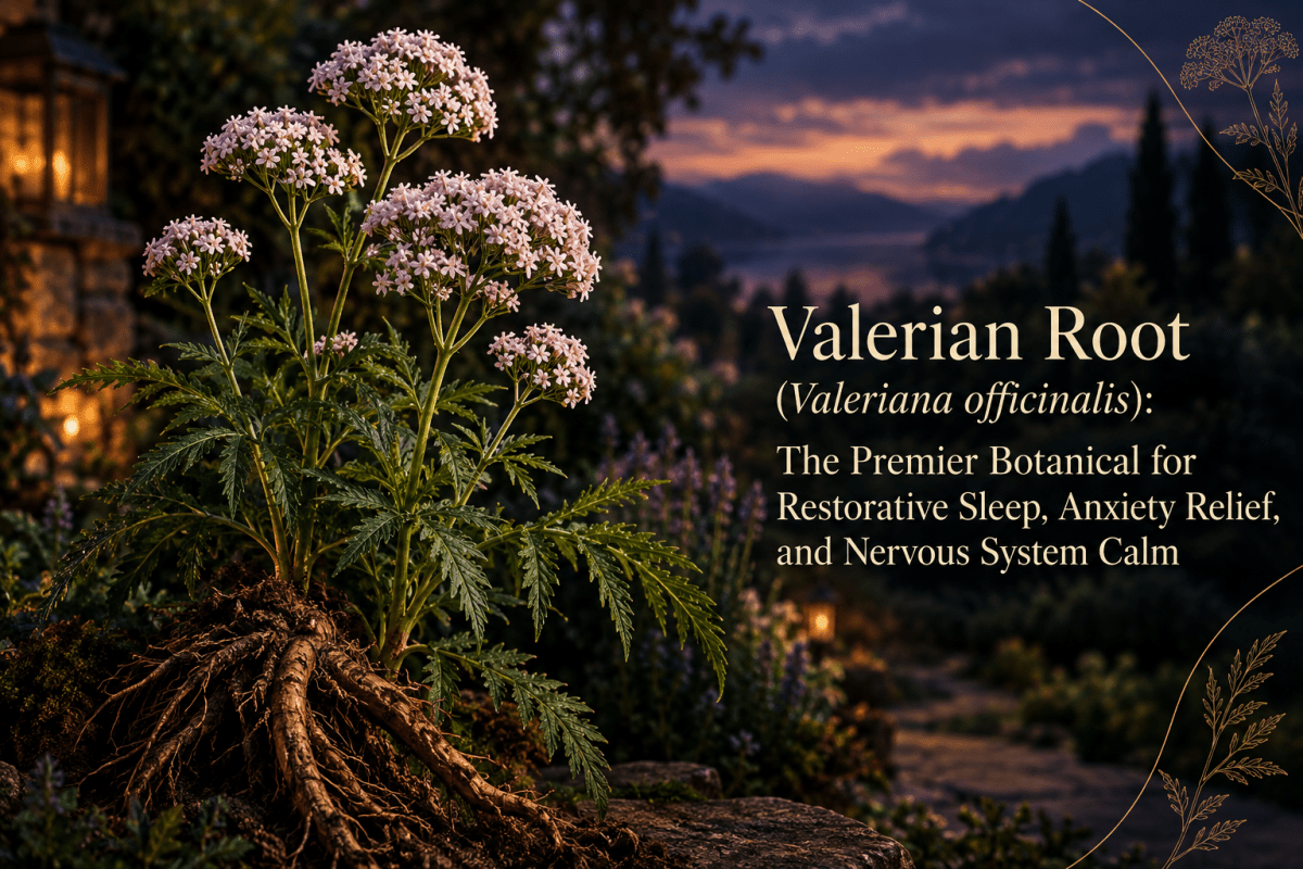 Valerian Root (Valeriana officinalis): The Premier Botanical for Restorative Sleep, Anxiety Relief, and Nervous System Calm - Futures ETC