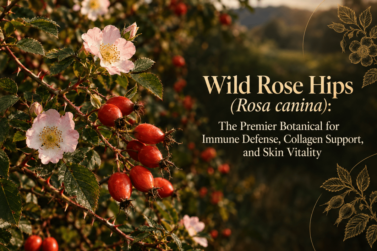 Wild Rose Hips (Rosa canina): The Premier Botanical for Immune Defense, Collagen Support, and Skin Vitality - Futures ETC