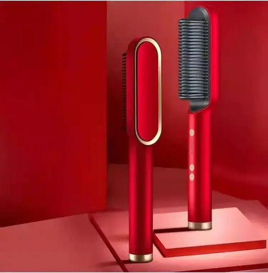 2 - in - 1 Hair Straightener & Hot Comb with Negative Ion Technology - Futures ETC Hair Straightener