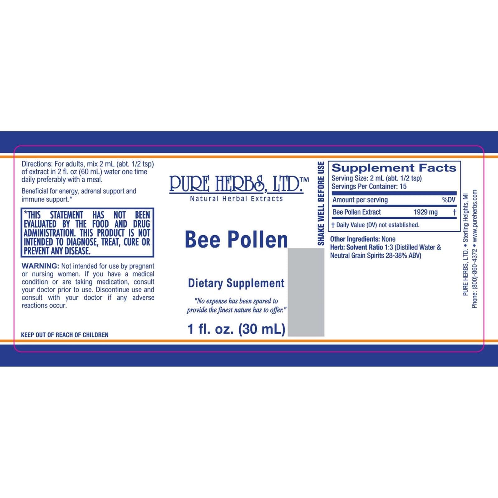 Bee Pollen (Xylocopa sonorina)