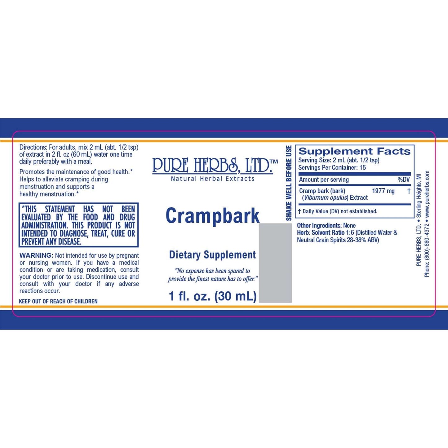 Crampbark (Viburnum opulus)