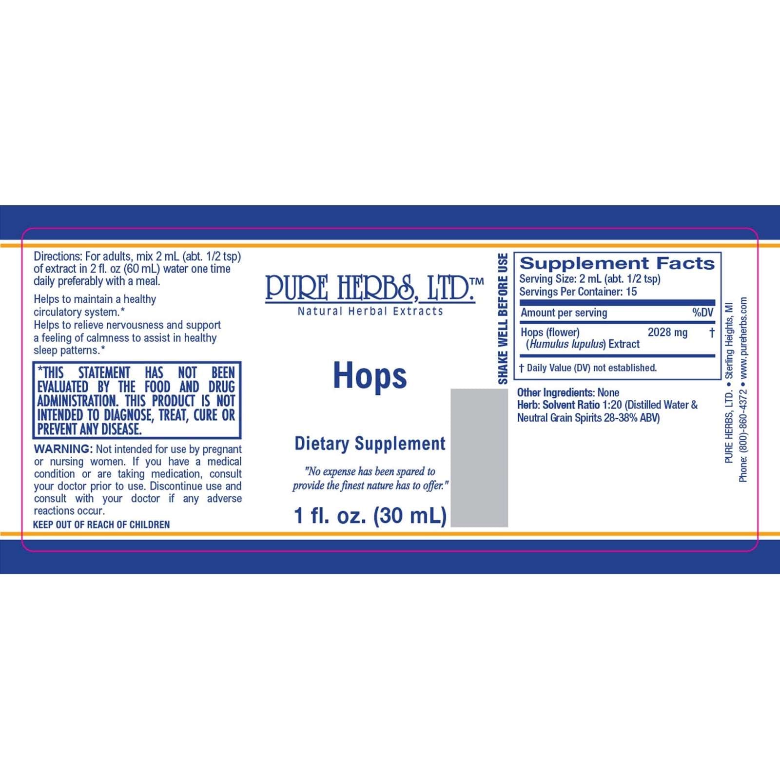 Hops (Humulus lupulus)