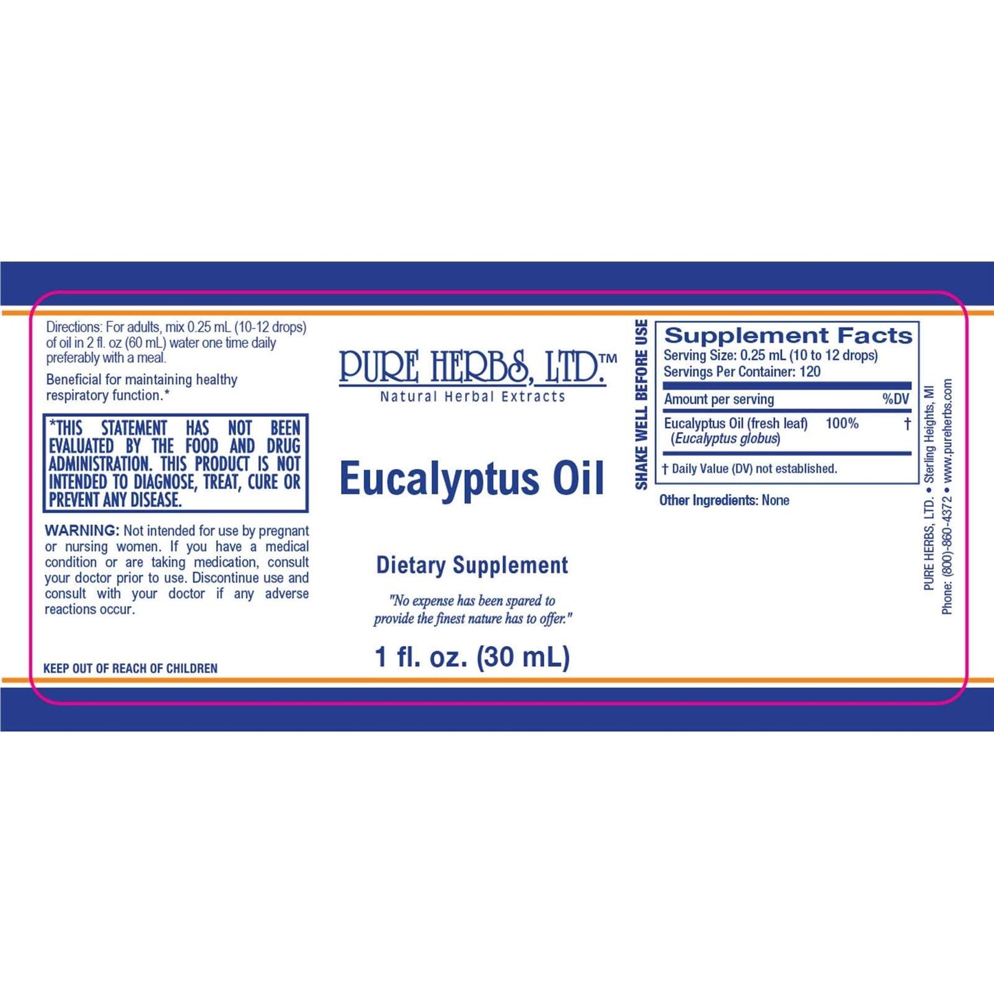 Eucalyptus Extract (Eucalyptus) and (Eucalyptus globulus) Oil