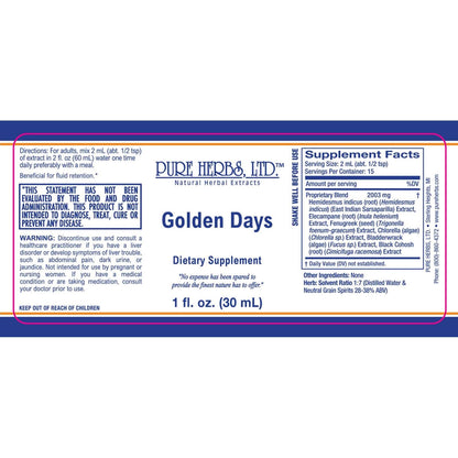 Golden Days (Reformulated)