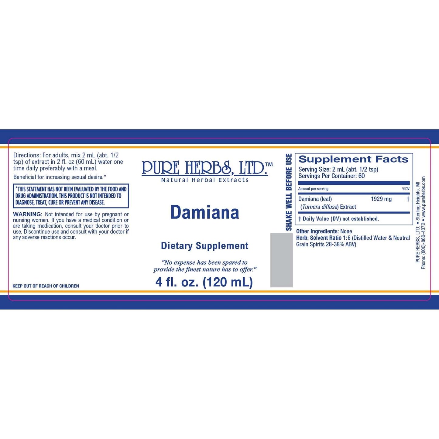 Damiana (Turnera diffusa)