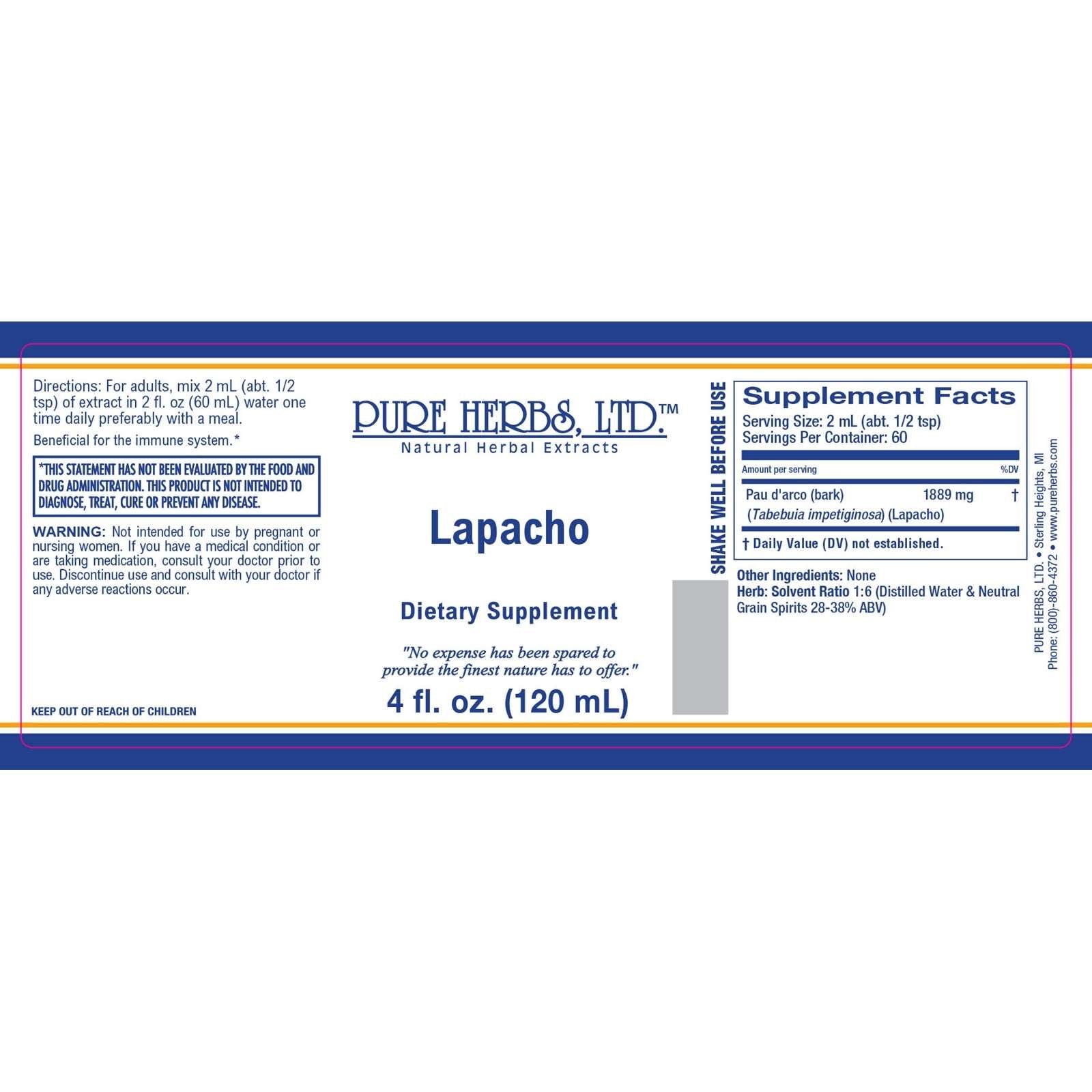 Lapacho / Pau d'arco (Tabebula impetiginosa)