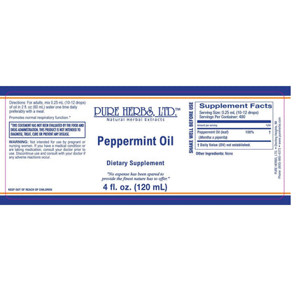 Peppermint Leaf (Mentha piperita) Extract and Oil