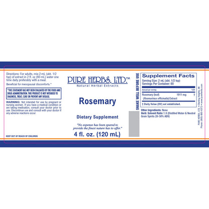 Rosemary (Rosmarinus officinalis)