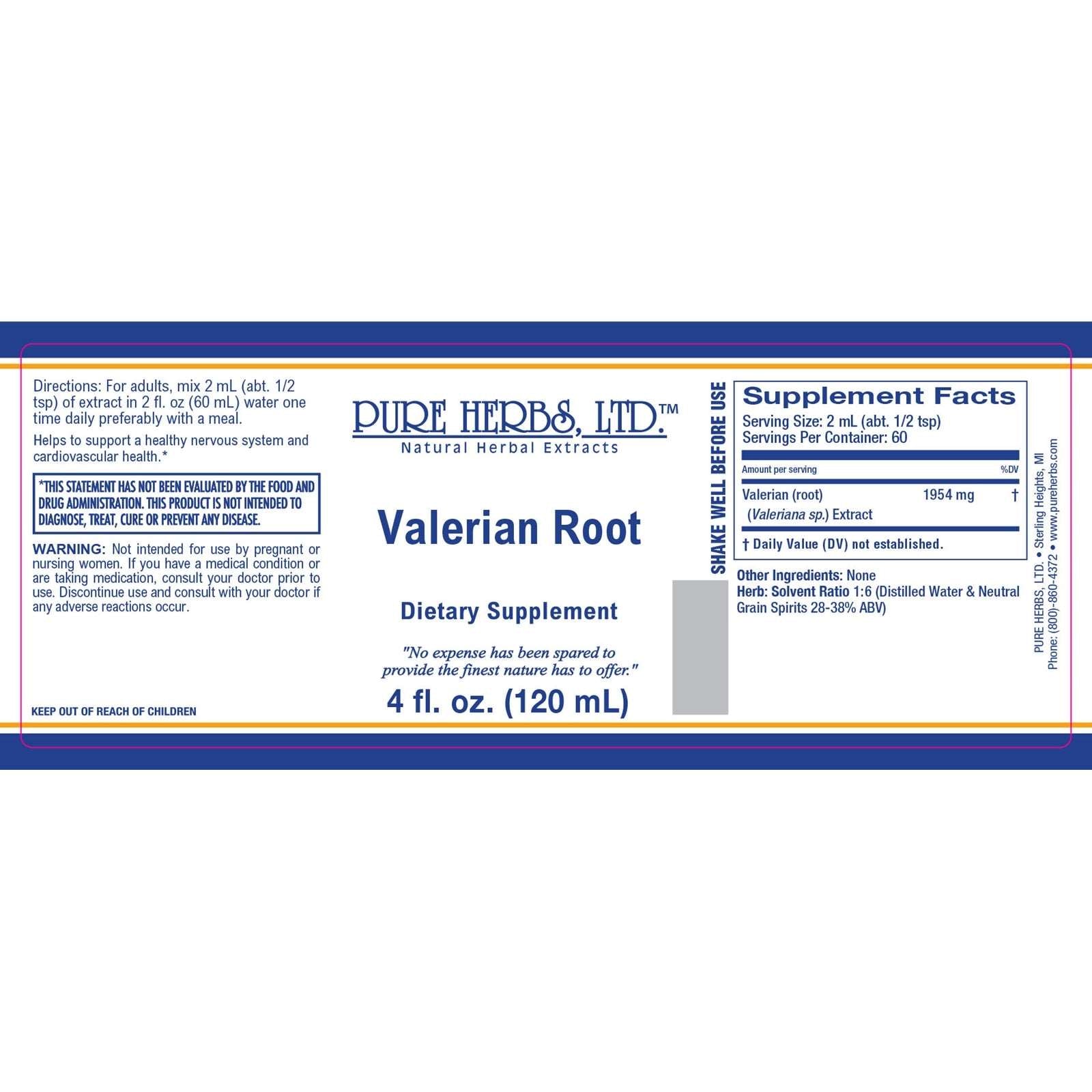 Valerian Root (Valeriana officinalis)