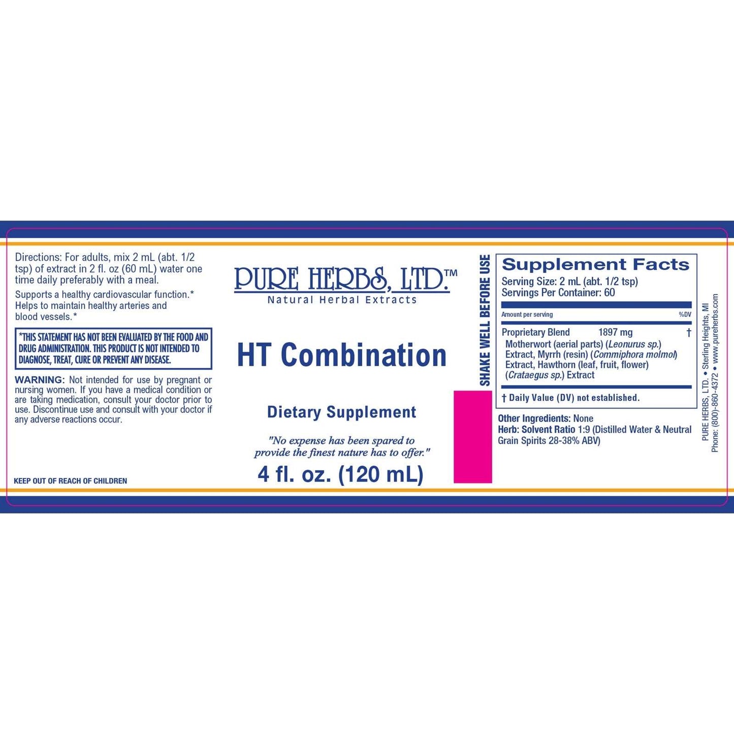 HT Combination (Hawthorn, Motherwort, Myrrh)