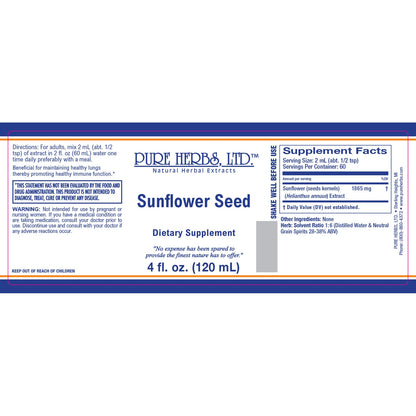 Sunflower Seed (Helianthus annuus)