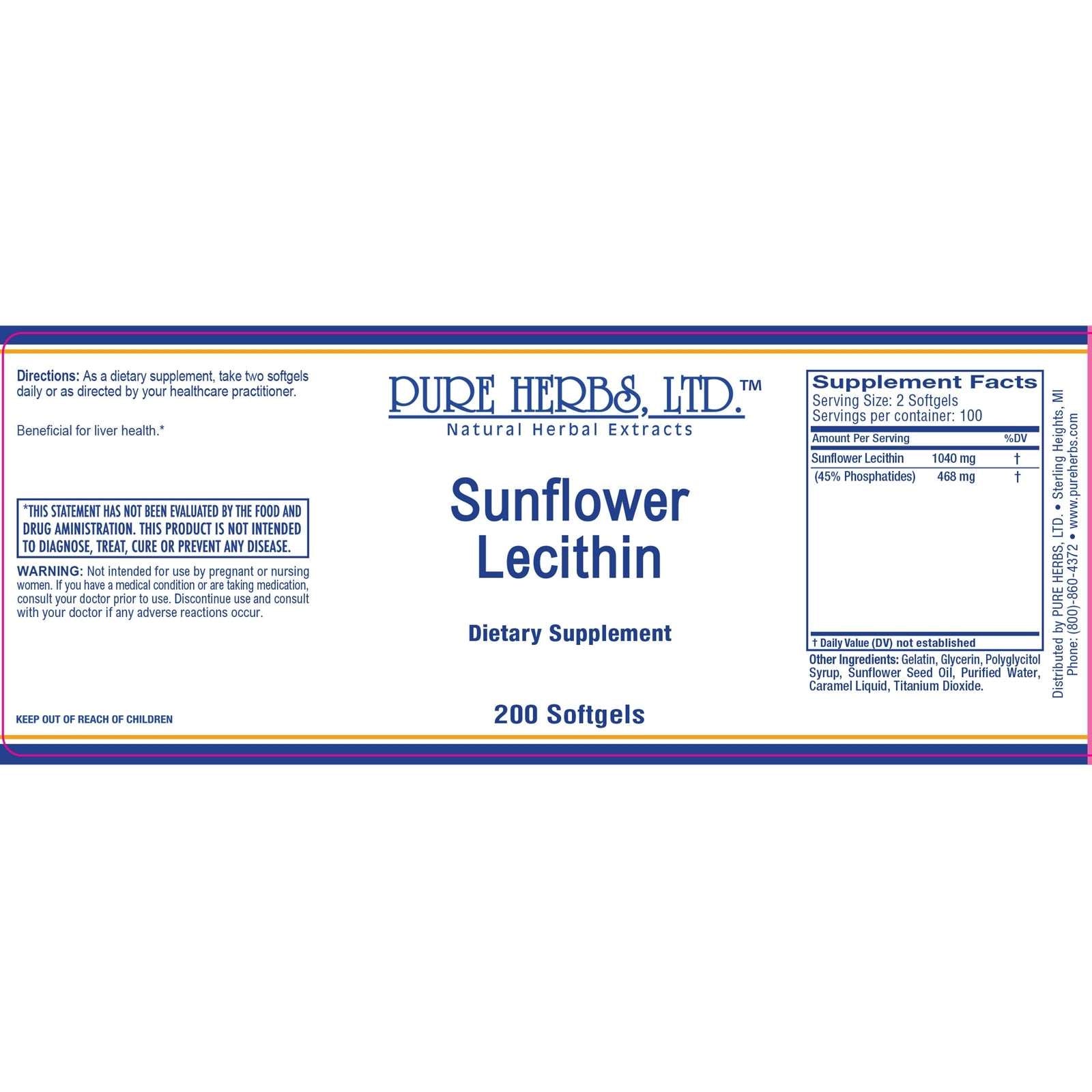 Sunflower Lecithin (Helianthus annuus lecithin)