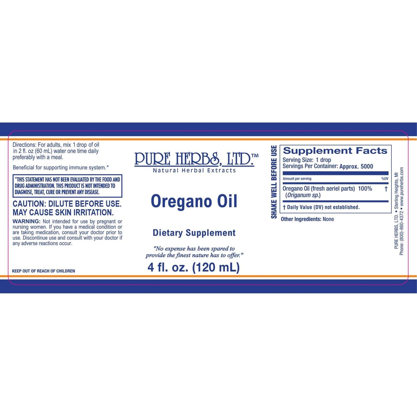 Oregano Oil (Oreganum)