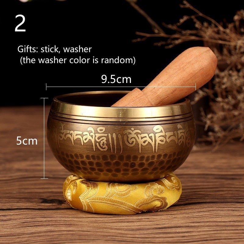 Tibetan Nepal Singing Bowls Set for Vibration Therapy