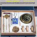 Juego de quemador de incienso de cobre – Kit de herramientas para aromaterapia y meditación