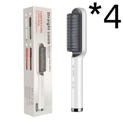 2-in-1 Hair Straightener & Hot Comb with Negative Ion Technology