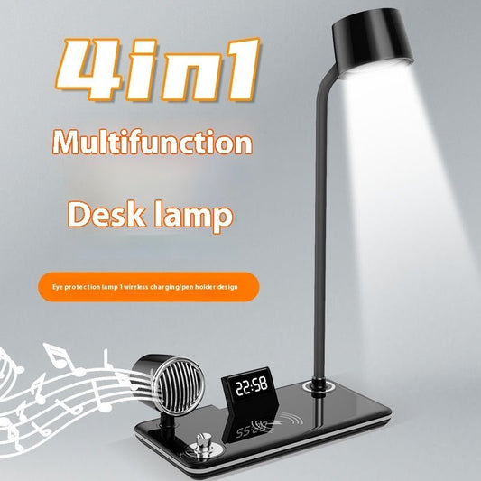 Intelligent Wireless Charging Lamp Digital Display Time Eye-protection Lamp