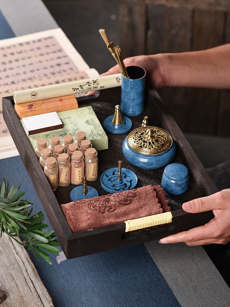 Kit d'encensoir en cuivre – Kit d'outils d'aromathérapie et de méditation