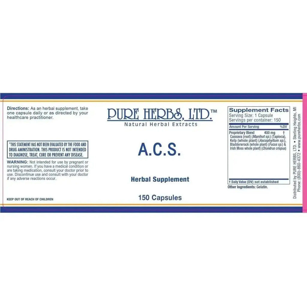 A.C.S. All Cells Salts Tincture | Thyroid & Digestive Support - Futures ETC Tincture