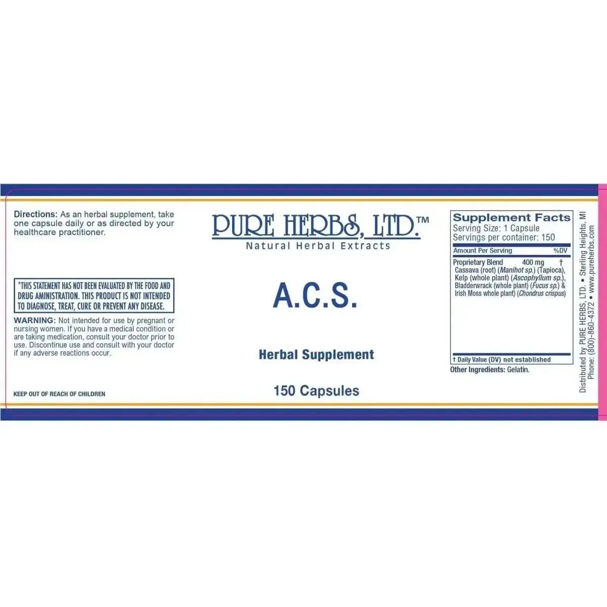 A.C.S. All Cells Salts Tincture | Thyroid & Digestive Support - Futures ETC Tincture