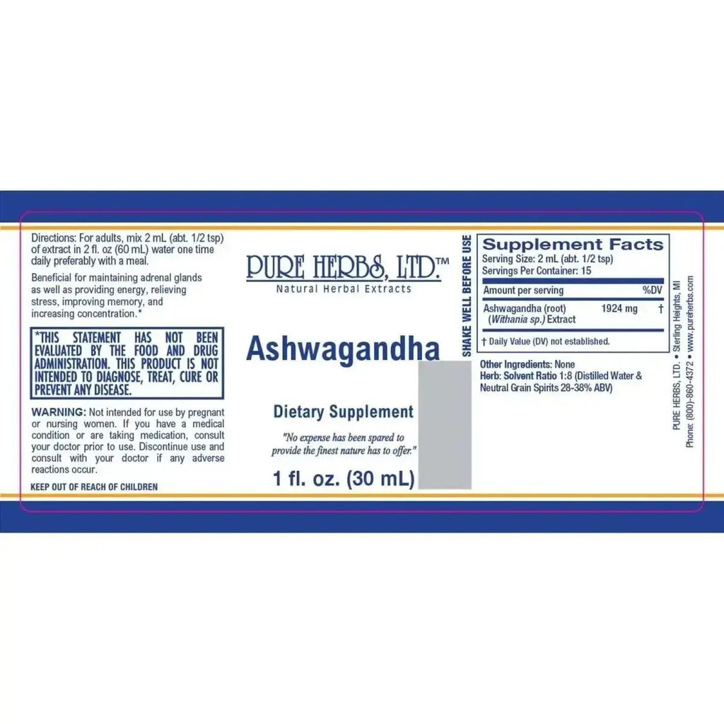 Ashwagandha (Withania somnifera) - Futures ETC Tincture